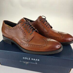 COLE HAAN Modern Essentials Wingtip Oxford Men's Size 8.5 M British Tan